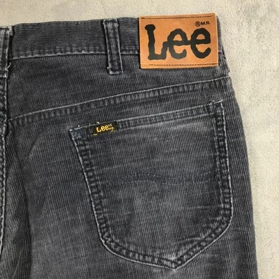 Pantalones de Pana LEE Riders Años 80 De Colección Para Hombres 36X34 Azul Hecho en EE. UU. Hipster Grunge Foto 1 de 4