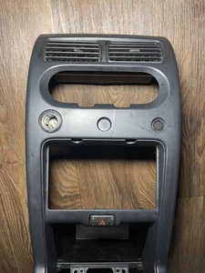 2002-2004 Nissan Xterra Frontier BLACK Radio Climate Dash Trim Panel Vent Bezel - Picture 1 of 7