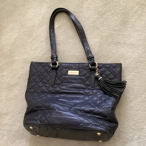BRAHMIN Umhängetasche Damen gesteppt schwarz Leder - Bild 1 von 9