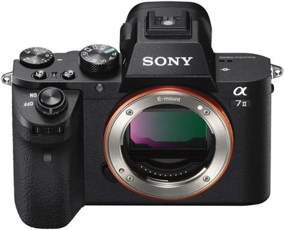Sony Alpha a7 II 24,3 MP Spiegellose Systemkamera - Schwarz (Nur Gehäuse) - Bild 1 von 4