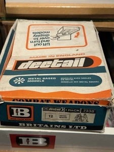 Vintage Britains Deetail 7338 WW2 British Mortar Trade Box - Picture 1 of 5