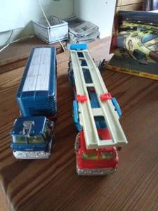 CORGI 1137 1138 ORIGINAL TRUCKS AGED GOOD CONDITION AS SHOWN WORN BOXES - Picture 1 of 19