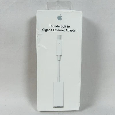 Apple Thunderbolt Gigabit Ethernet Adapter A1433 MD463ZM/A MacBook iMac NEW OEM - Image 1 of 4