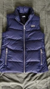 Karl Lagerfeld navy blue puffer vest size S - Picture 1 of 7