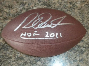 RICHARD DENT CHICAGO BEARS HOF 11 SIGNED FOOTBALL*PROOF - Picture 1 of 2