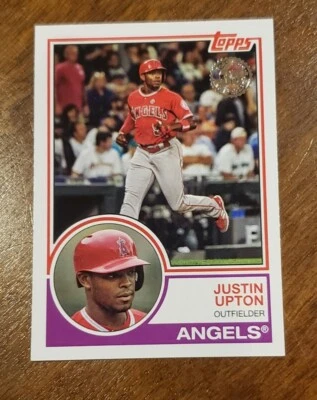 2018 Topps 1983 Justin Upton Los Angeles Angels #83-55 - Image 1 of 2