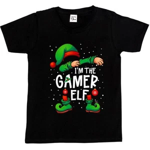 1 T-Shirt Kinder Jungen Ich bin die Gamerelfe! T-Shirt - Bild 1 von 5