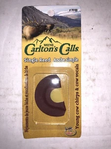 Wayne Carlton's Calls: Single Reed Anche Simple # 70180 BRAND NEW - Picture 1 of 2
