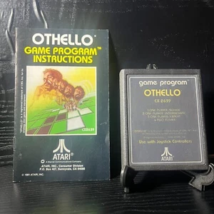 OTHELLO - (Atari 2600, 1981, CX2639) Cartucho de juego y manual *Probado* - Imagen 1 de 5