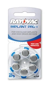 300 x Rayovac Hörgerätebatterien 675 Cochlear Batterien PR44 Implant Pro + - Bild 1 von 1