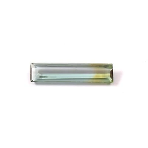 AA++Natural Tourmaline Bi-Color Baguette Shape 2.25 Carat Loose Gemstone C-8324 - Picture 1 of 3