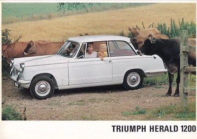 LEYLAND TRIUMPH HERALD 1200 BROCHURE, 375/168/ENG. - Image 1 of 4