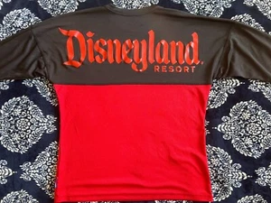 Authentic Disneyland Resort Black & Red Spirit Jersey Adult Size Small USA Made - Picture 1 of 9