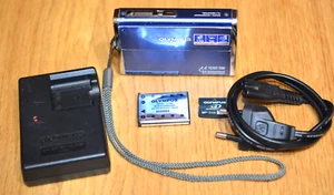 Olympus mju 1050SW blue 10.1 MP Compact Digital Camera JAPAN - Picture 1 of 24
