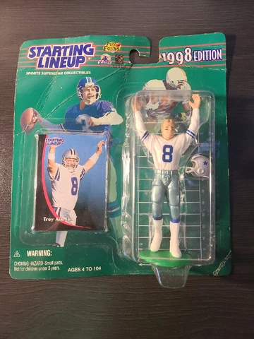 DALLAS COWBOYS TROY AIKMAN NFL FOOTBALL STARTING LINEUP 1998 EDITION Cover