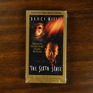 BRAND NEW - The Sixth Sense (1999) - VHS Horror Thriller - Seal not perfect - Picture 1 of 6