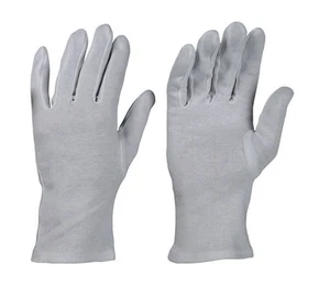 3 Paar weiße Baumwollhandschuhe XS-XXL Trikothandschuhe - Baumwolle Handschuhe - Bild 1 von 1
