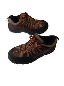 Mcrae Industrial Mens 10.5W Safety Toe Shock Absorbent Low Cut Work Shoe Brown. - Picture 1 of 18