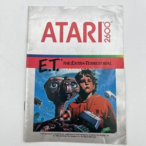 Atari 2600 - E.T. The Extra-Terrestrial - SOLO MANUAL - 1982 - Imagen 1 de 3