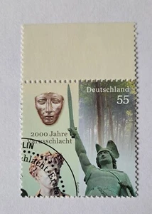 Briefmarke 2000 Jahre Varusschlacht mit Ersttagsstempel - Bild 1 von 1