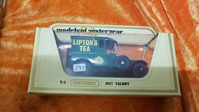 MM - Matchbox Models of Yesteryear Y-3 1927 Talbot Van  Liptons Tea OVP #249 - Bild 1 von 2