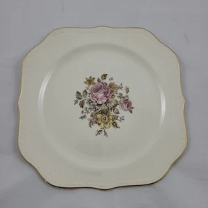 Vintage HLC Cunningham & Pickett STRATFORD 8" Square Plate - Picture 1 of 6