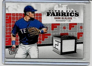 HANK BLALOCK LOT OF ( 5 ) DIFFERENT AUTHENTIC GAME USED JERSEY CARDS - Picture 1 of 3