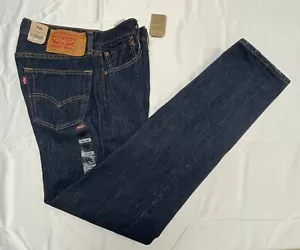 LEVIS 501 ORIGINAL JEANS MENS 30 X 32 BLUE JEAN 100% COTTON STRAIGHT LEG - Picture 1 of 13