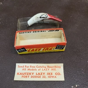 Vintage Kautzky Lazy Ike Lure With Original Box And Papers - Picture 1 of 11