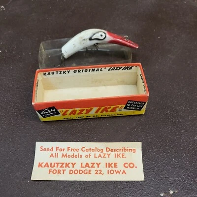 Vintage Kautzky Lazy Ike Lure With Original Box And Papers - Image 1 of 4