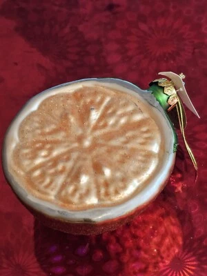 ORANGE--APFELSINE --MANDARINE--Dekokugel--Baumschmuck--Aufhänger-NEU! - Bild 1 von 4