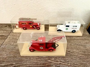 Eligor 1932 Ford Die Cast San Francisco Fire Dept No. 7 Firetruck-Red, & 2 Other - Picture 1 of 7