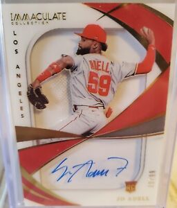 2021 Panini Immaculate Signatures /99 Jo Adell #SS-JA Rookie Auto RC Card SP #