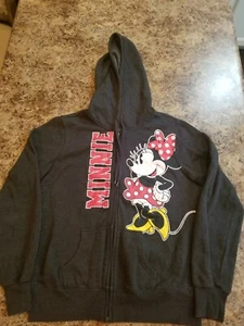 Disney Minnie Mouse Full Zip Hooded/Sweatshirt Youth XL 15/17 EUC  - Picture 1 of 4