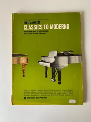 Music for Millions Vol 47 Classics To Moderns: Early Advanced (PB, 1969) Piano - Image 1 of 4