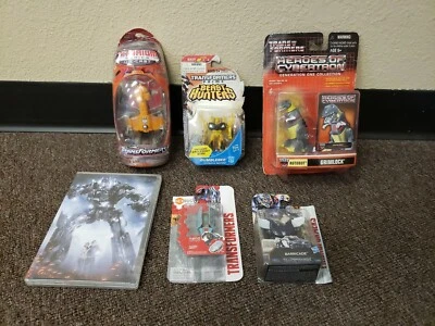 Transformers Heroes of Cybertron Gen One Grimlock + 4 More Figures + DVD  - Image 1 of 4