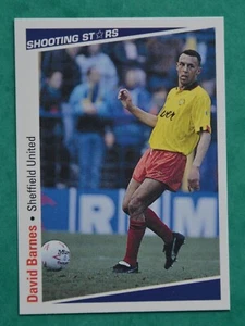 SHOOTING STARS 1991-92 DAVID BARNES - SHEFFIELD UNITED No 245 - Picture 1 of 1