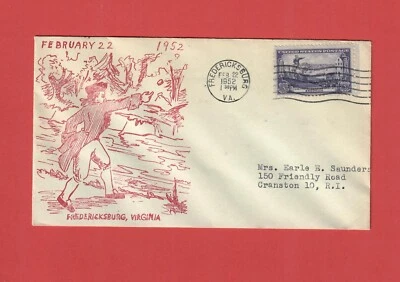 United States Sc 1003 on Cover commemorating Washington's Birthday - Image 1 of 3