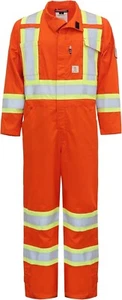 BOCOMAL FR High Visibility COVERALL Flame Resistant/Fire Retardant (Size XL) - Picture 1 of 8