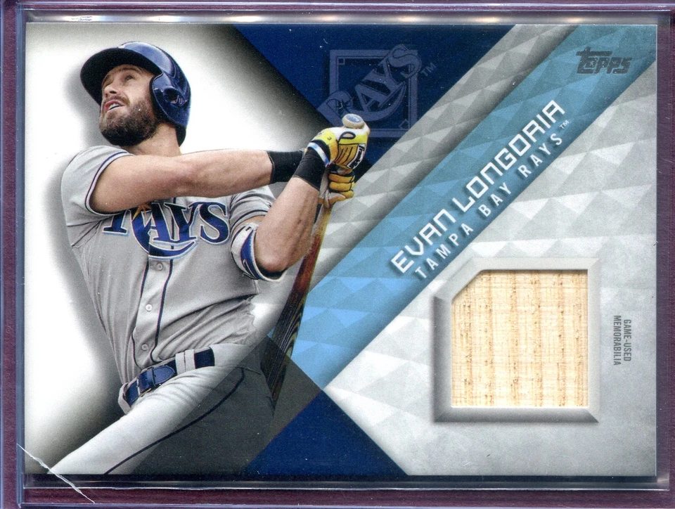 EVAN LONGORIA ~ 2018 Topps Baseball Major League Materials #MLMEL JERSEY (B160) - Image 1 of 1