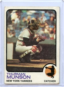 1973 Topps Thurman Munson New York Yankees #142 🚀😳💥 F/G - Bild 1 von 2
