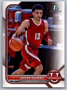2021-22 Bowman University #57 Jahvon Quinerly 1st Paper NCAA Basketball Card - Bild 1 von 2