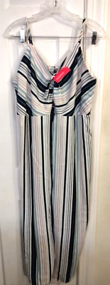 NUEVO Mujer Pantalones Cortos Rayas Mameluco Talla XXL por XHILARATION Foto 1 de 4