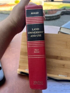 Land Ownership And Use by Curtis Berger Third Edition 1983 Hardcover - Picture 1 of 10