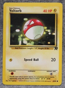 Pokemon TCG Voltorb 69/82 Team Rocket carta comune LP - Foto 1 di 2