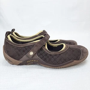 Merrell Circuit MJ Breeze Brown Breathable Ortholite Mary Jane Shoes Size 8 - Picture 1 of 9