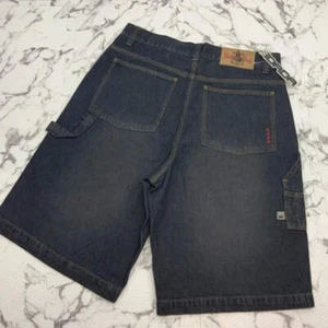 Men's Dada Dk Blue Wash Denim Shorts NWT - Picture 1 of 9