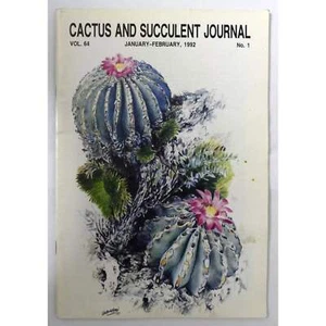 Cactus and Succulent Journal N.1 vol. 64 JANUARY-FEBRUARY, 1992 - - Libreria 7/ - Afbeelding 1 van 1