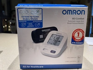Manguito monitor presión arterial brazo superior automático Omron M3 Comfort nuevo caja abierta - Imagen 1 de 6