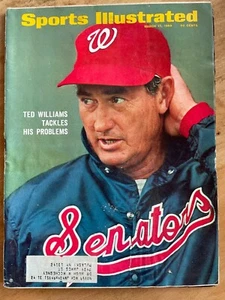 Sports Illustrated March 17, 1969 Ted Williams, Washington Senators  - Picture 1 of 1